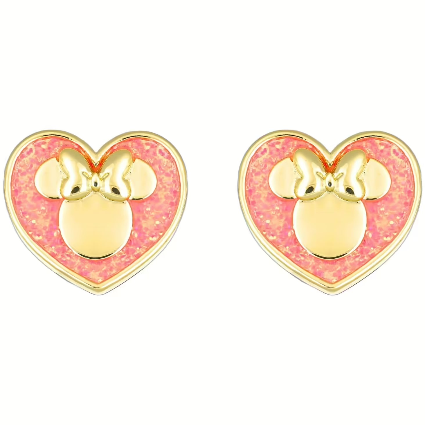 Orecchini Disney bimba Cuore con Minnie