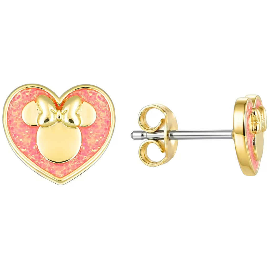 Orecchini Disney bimba Cuore con Minnie