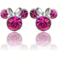 Orecchini Disney bimba Minnie fucsia