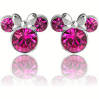Orecchini Disney bimba Minnie fucsia