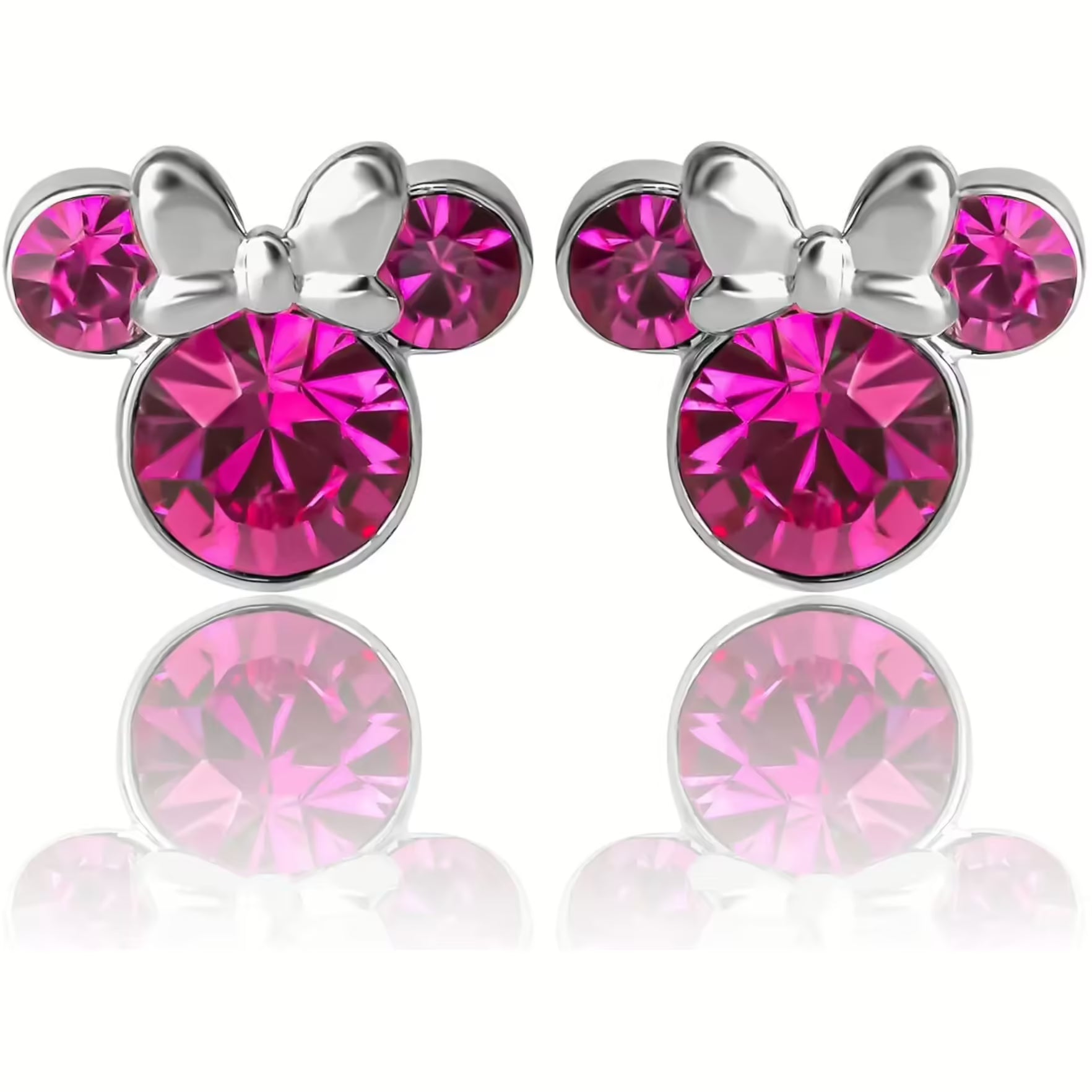 Orecchini Disney bimba Minnie fucsia