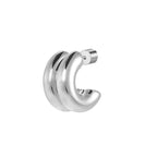 Mono orecchino Marlù Cerchietto doppio 1,5cm con perla