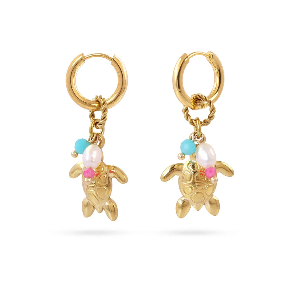 Orecchini a cerchio Anartxy donna Coast Calae Tartaruga
