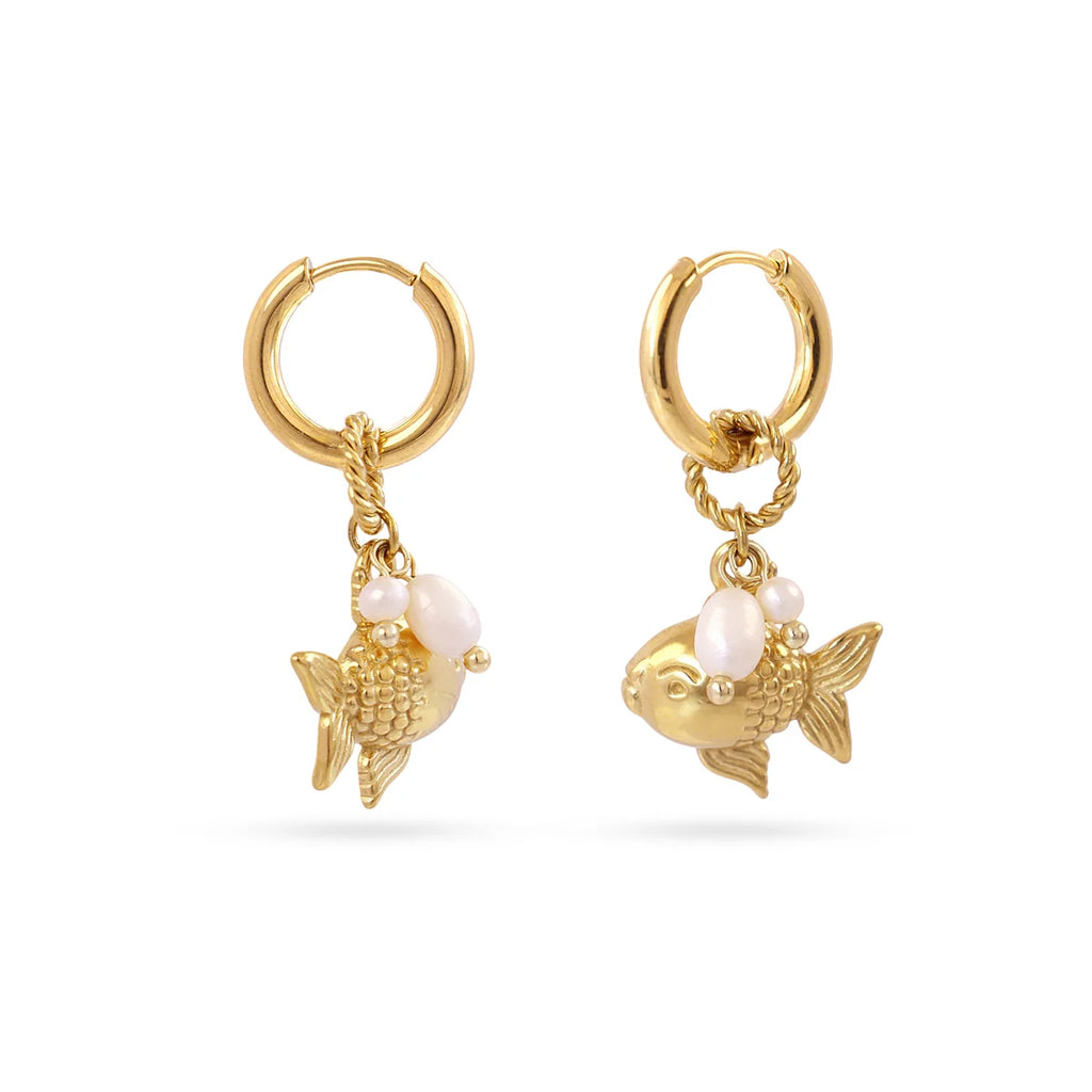 Orecchini a cerchio Anartxy donna Coast Fishy Pesciolino