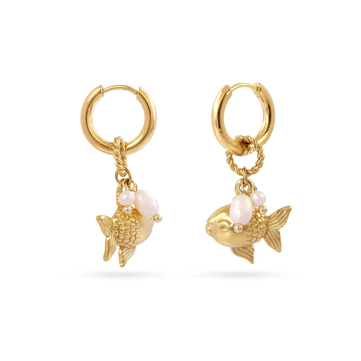 Orecchini a cerchio Anartxy donna Coast Fishy Pesciolino