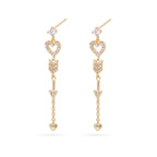 Orecchini pendenti Anartxy donna Shine Amoura Cuore e freccia