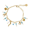 Bracciale Anartxy donna Portafortuna Cornetto gold
