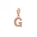 Charm Rosato Storie Lettera G Rosè