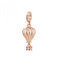 Charm Rosato Storie Mongolfiera Oro rosa
