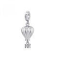 Charm Rosato Storie Mongolfiera Argento