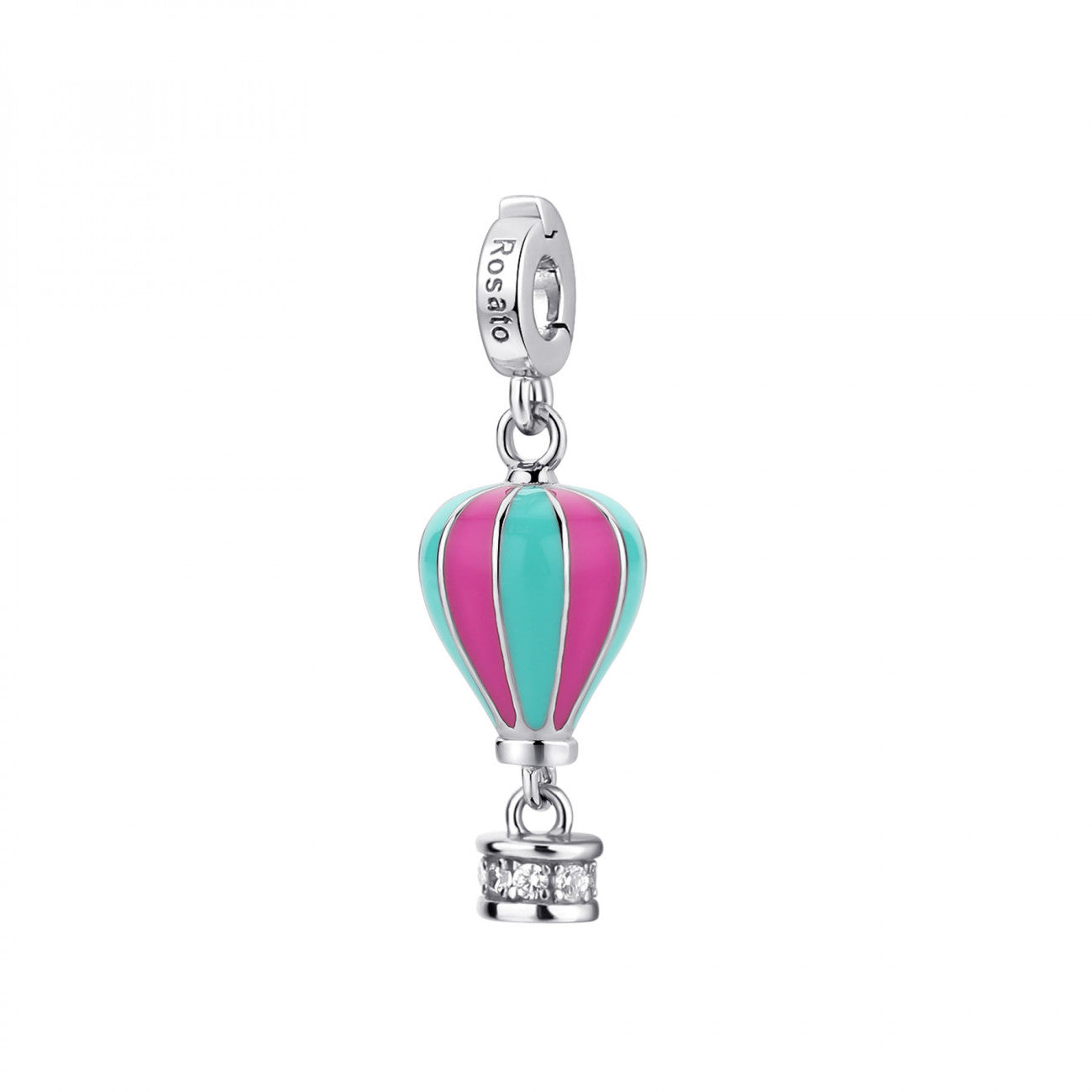 Charm Rosato Storie Mongolfiera Fucsia Tiffany