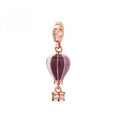 Charm Rosato Storie Mongolfiera Rosè Smalti sfumature rosa