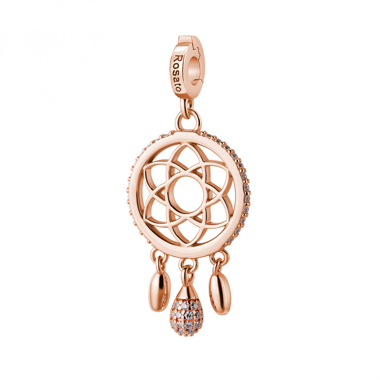 Charm Rosato Storie Acchiappasogni rosè con zirconi