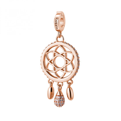 Charm Rosato Storie Acchiappasogni rosè con zirconi