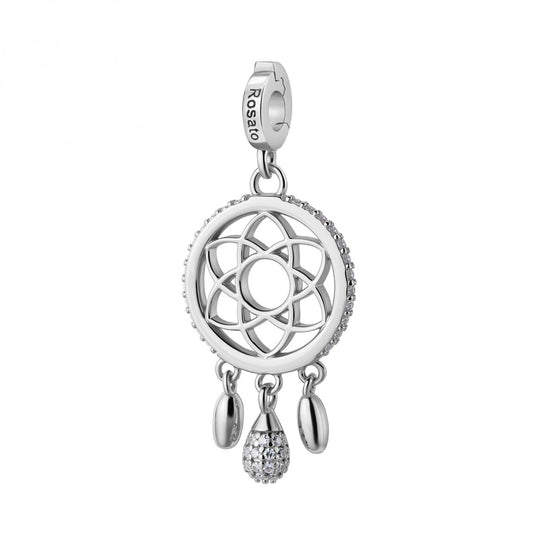 Charm Rosato Storie Acchiappasogni con zirconi