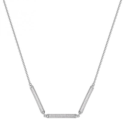 Collana girocollo Rosato Bianca Pavè tris