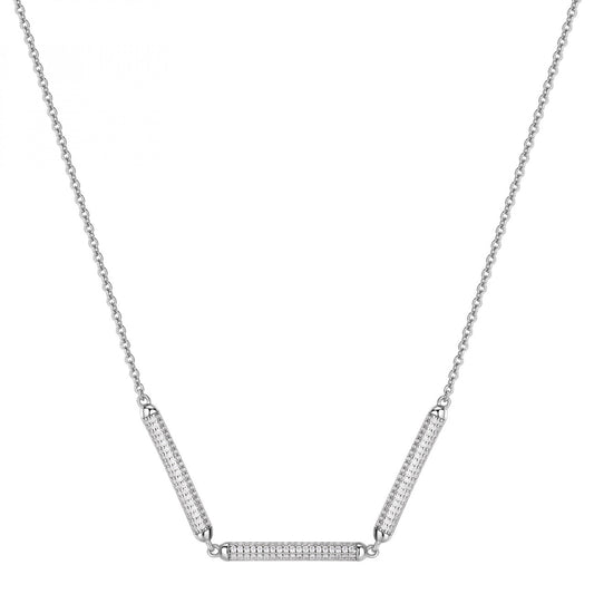 Collana girocollo Rosato Bianca Pavè tris