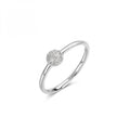 Anello Rosato Bianca Bottone