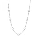 Collana Rosato Storie Catena Forzatina con palline e ciambelline