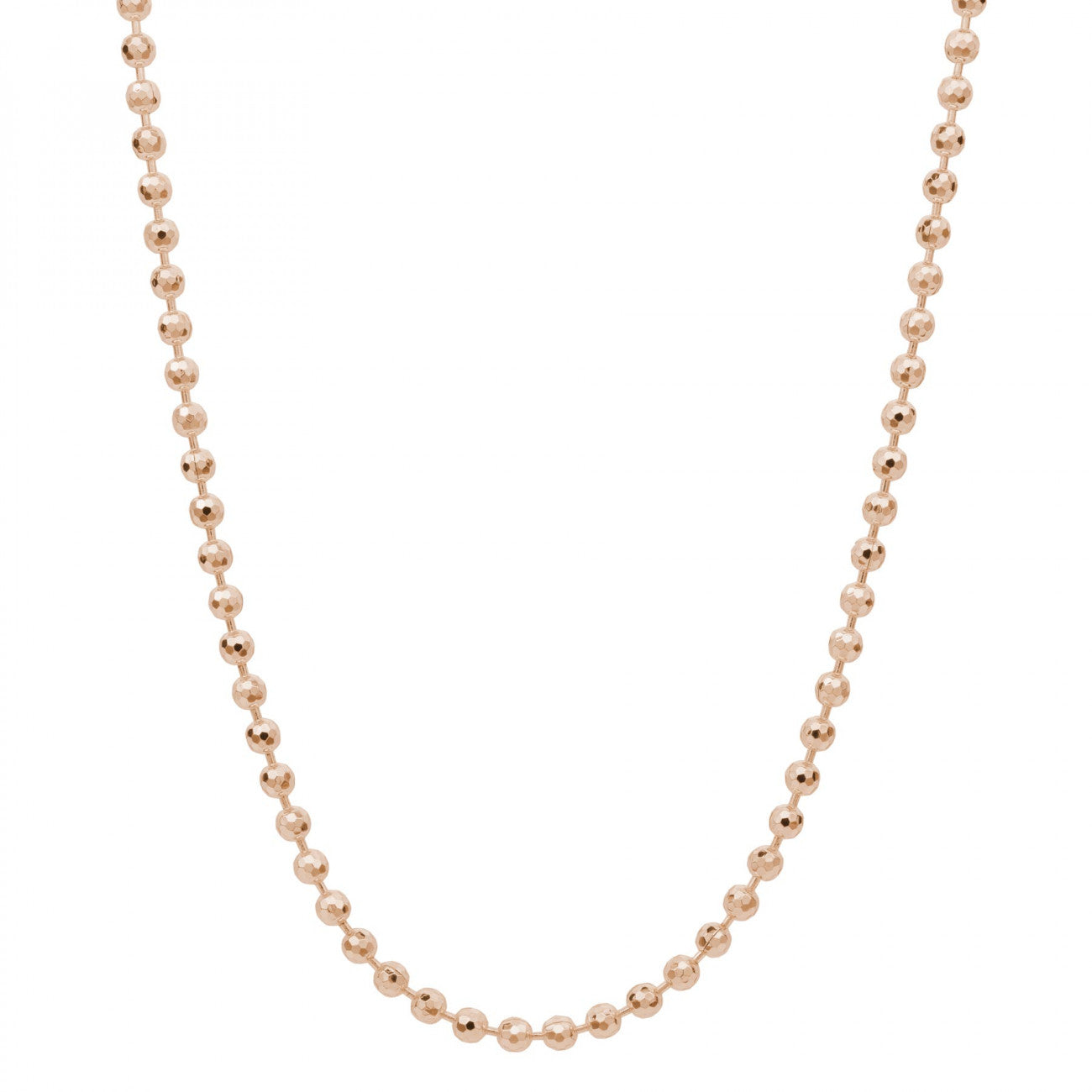Collana Rosato Storie Catena con palline Rosè