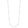 Collana Rosato Storie Catena Forzatina corta con palline