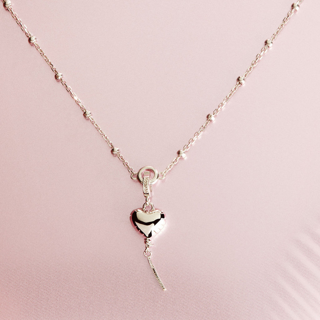 Charm Rosato Storie Palloncino cuore