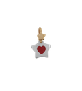 Ciondolo Dodo Mariani Stella del mio cuore Argento, oro e smalto