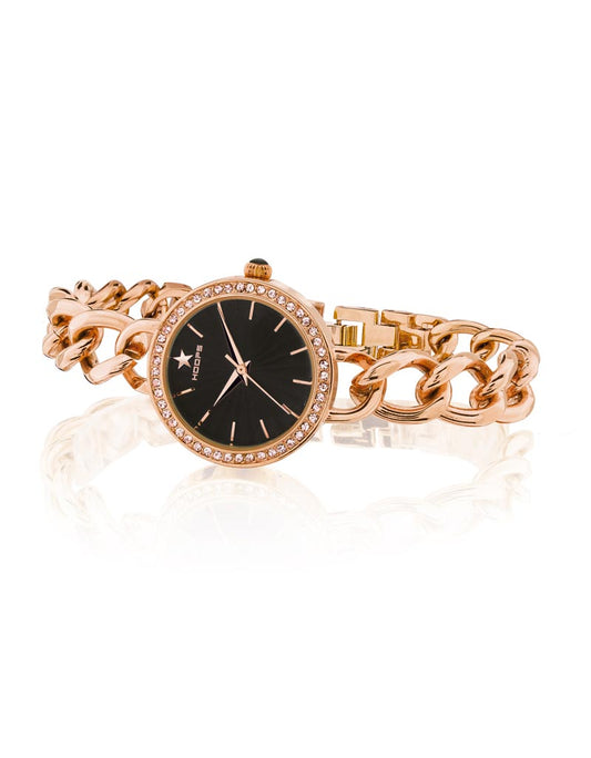 Orologio Hoops donna Freedom Rose Gold Nero