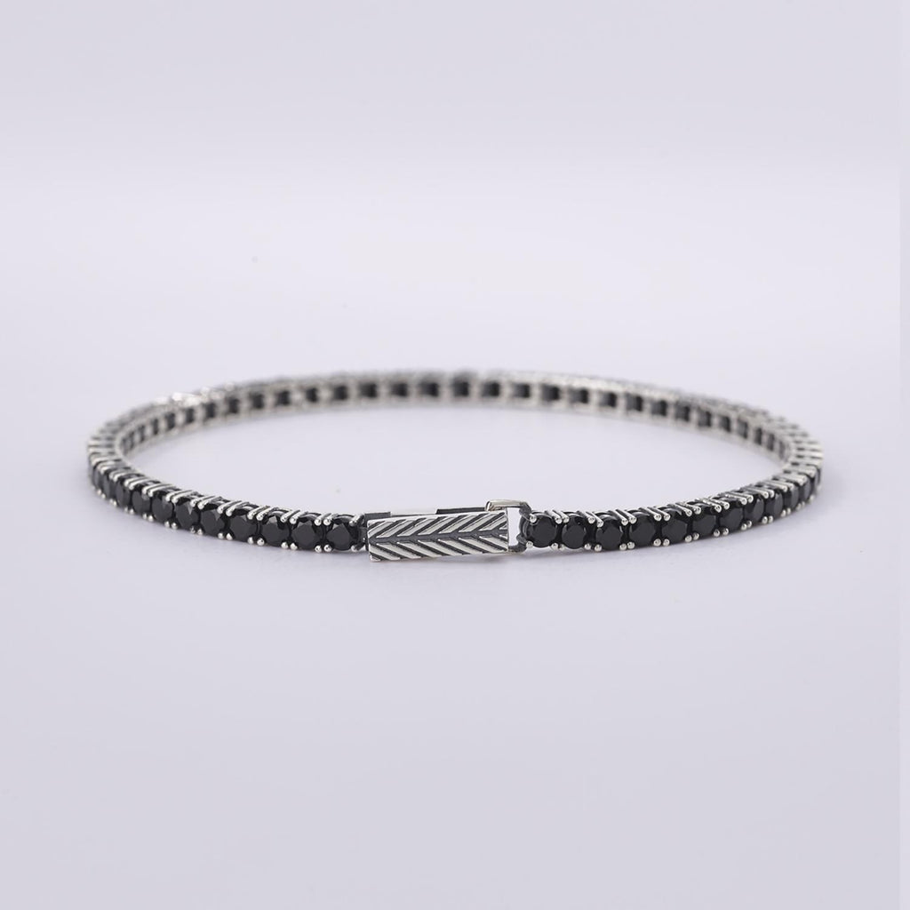 Bracciale Mabina Tennis Club Zirconi Neri
