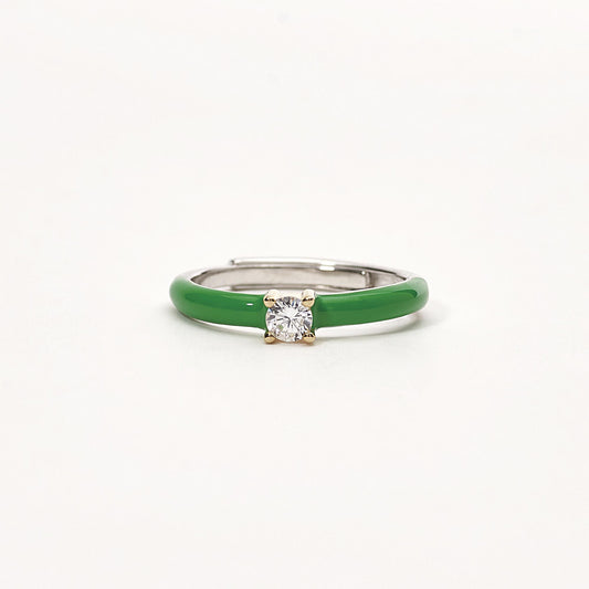 Anello Mabina donna Marshmallow Verde