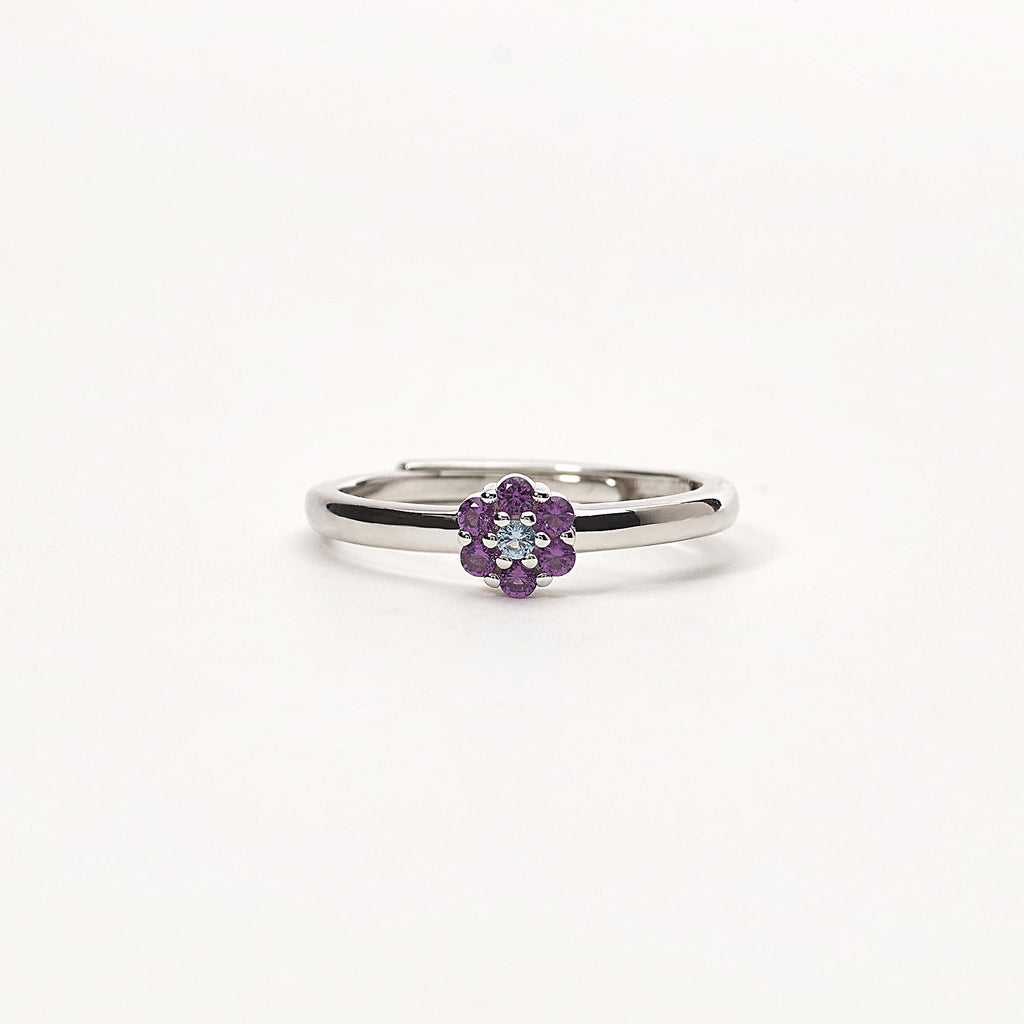 Anello Mabina donna Fior Fiore Viola