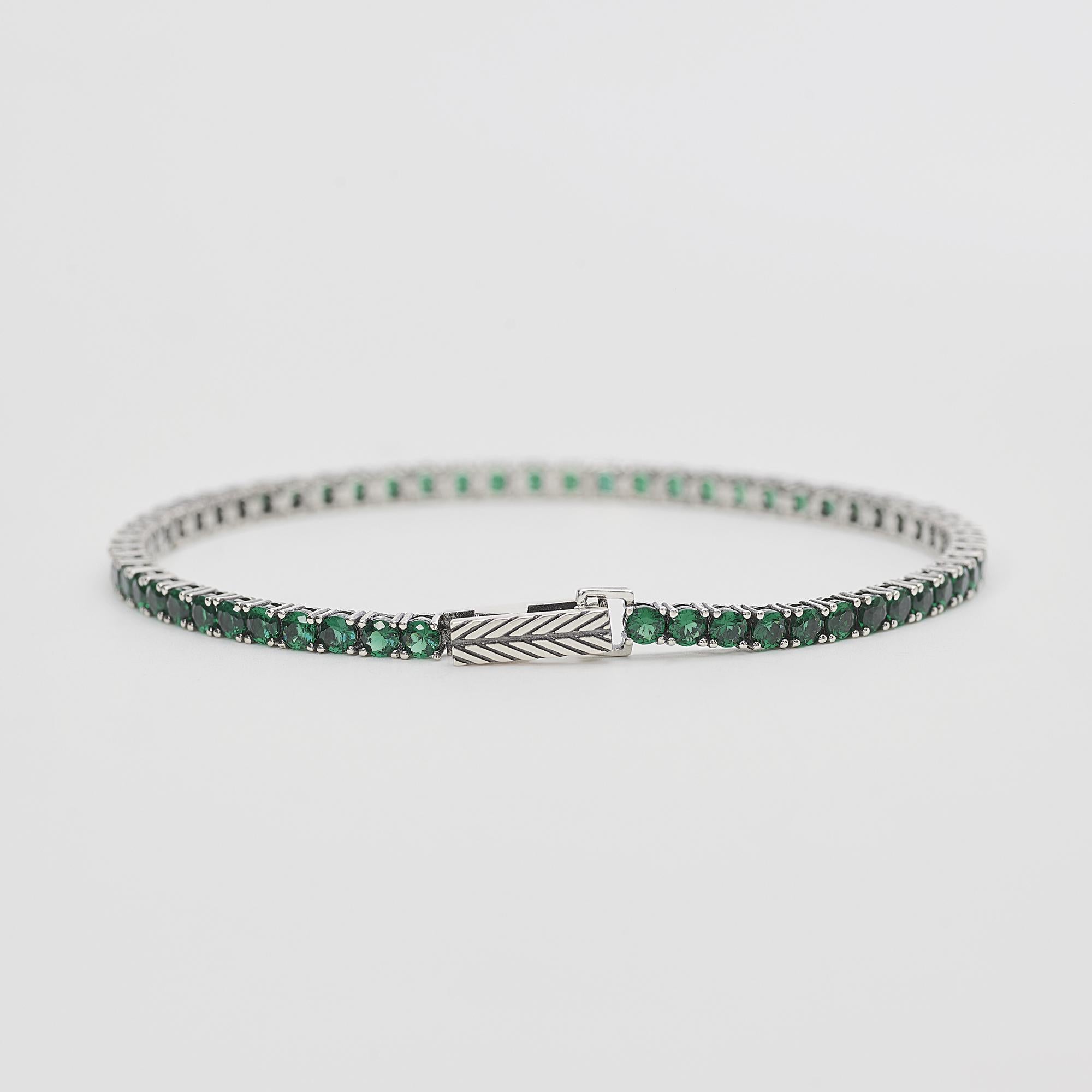 Bracciale Mabina Tennis Club Smeraldo