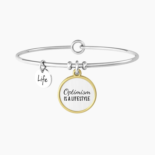 Bracciale Kidult donna "Optimism is a lifestyle"