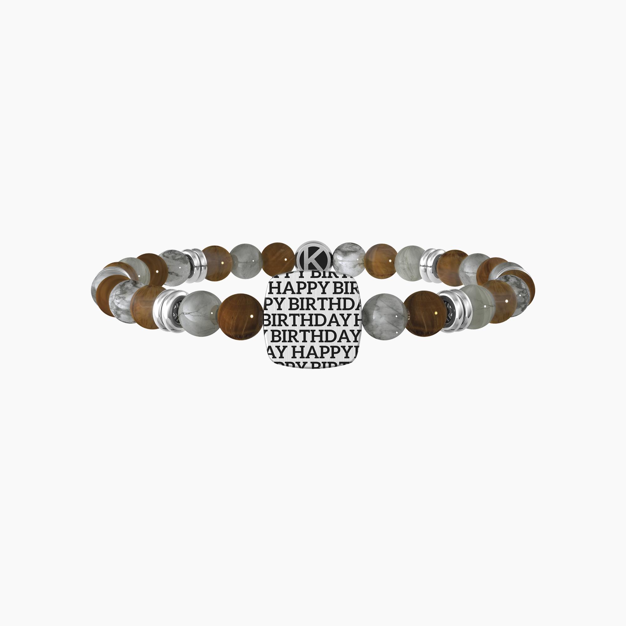 Bracciale uomo Kidult Happy Birthday