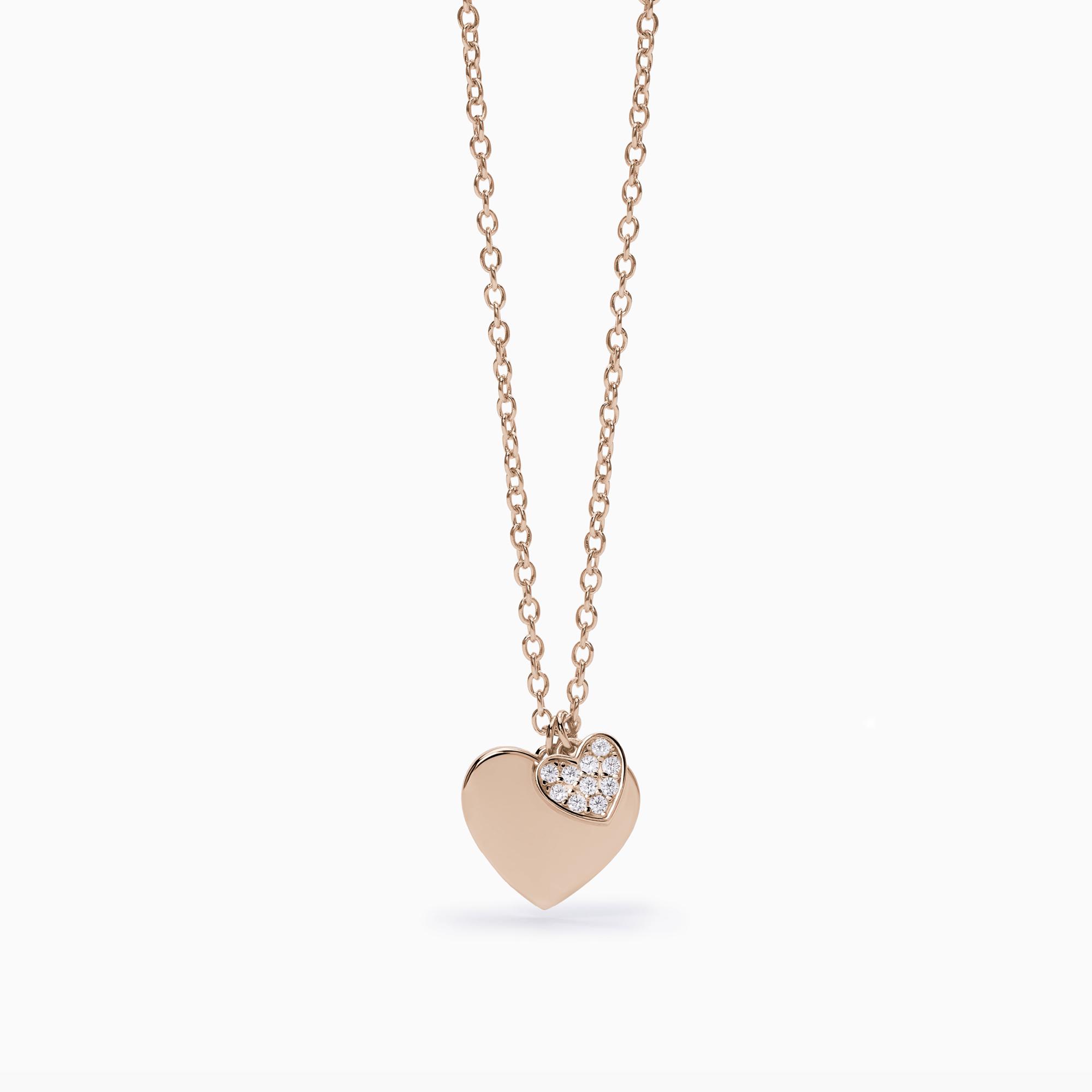 Collana Mabina donna Doppio cuore Solo tuo