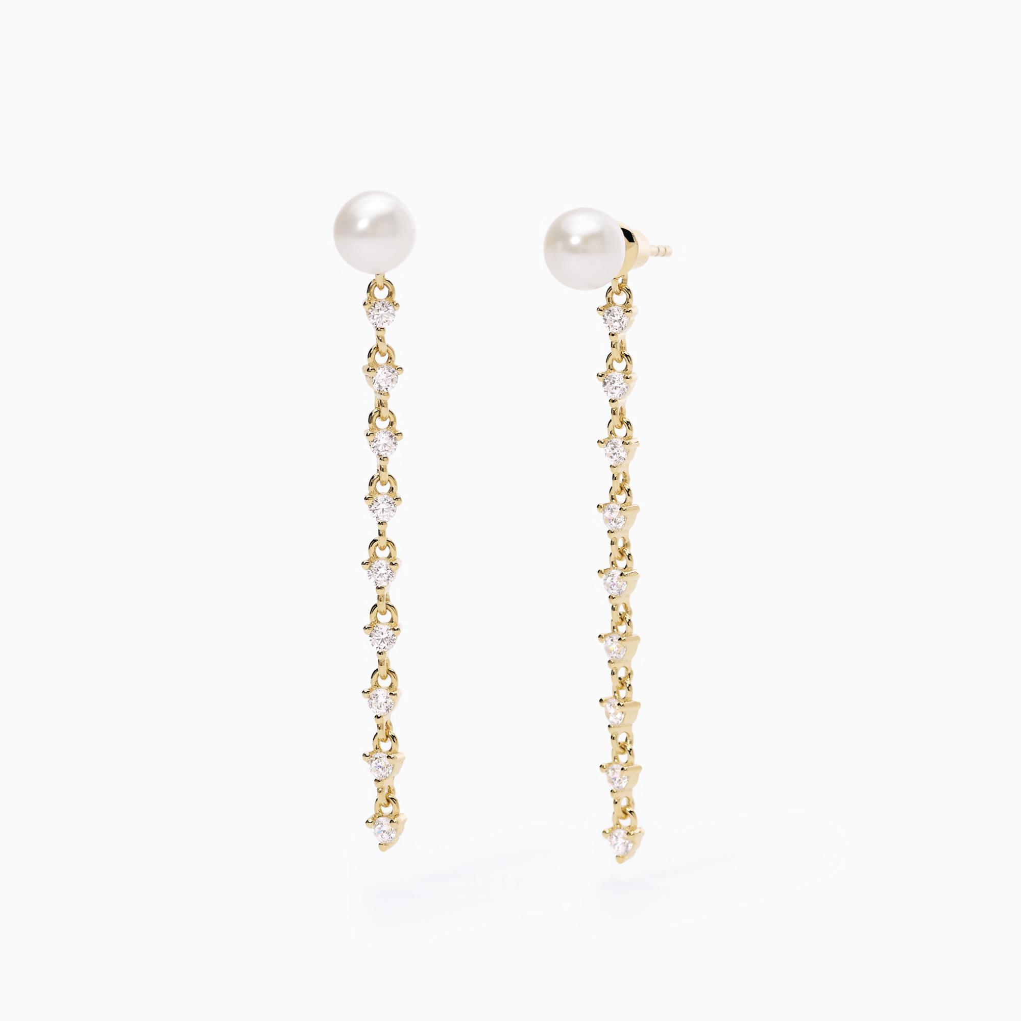 Orecchini Mabina Donna LONG NIGHT Perle