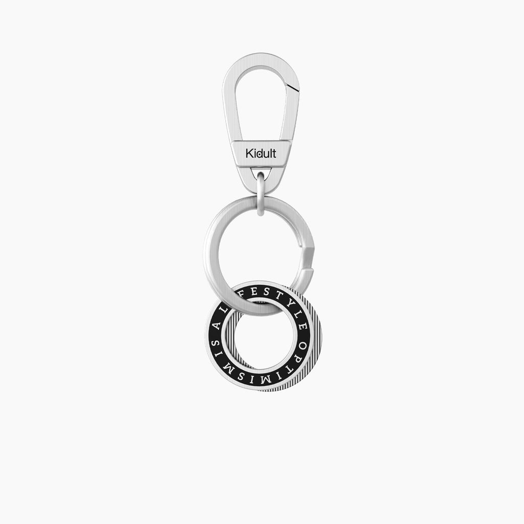 Portachiavi Kidult uomo "Optimism is a lifestyle"