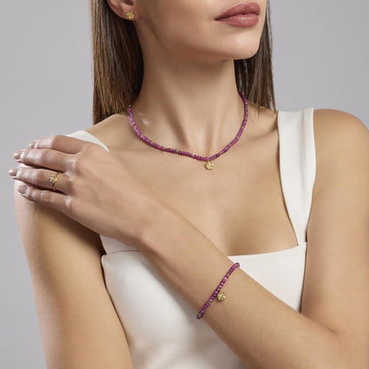 Anello Mabina donna Rosa e zircone La vie en rose Gold
