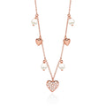 Collana Mabina cuori con perle