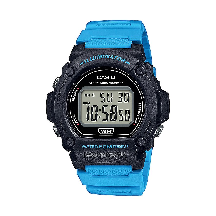 Casio Orologio Digitale in silicone Azzurro