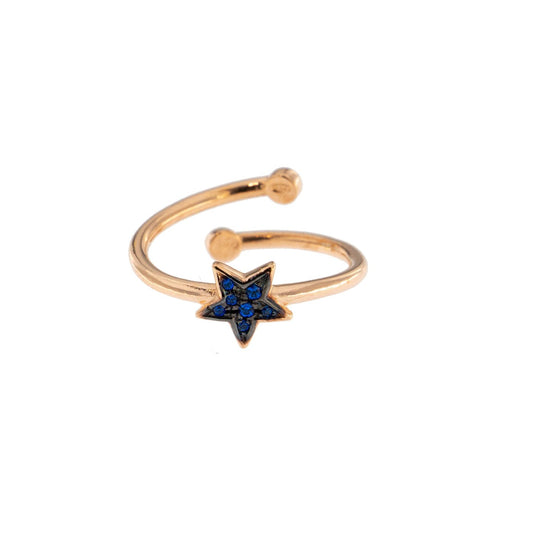 Anello Rue des Mille stella blu