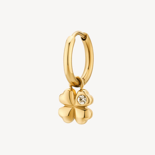 Orecchino Brosway donna Chakra Quadrifoglio Gold