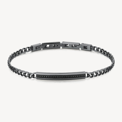 Bracciale Brosway uomo INK Mini Grumetta Nero