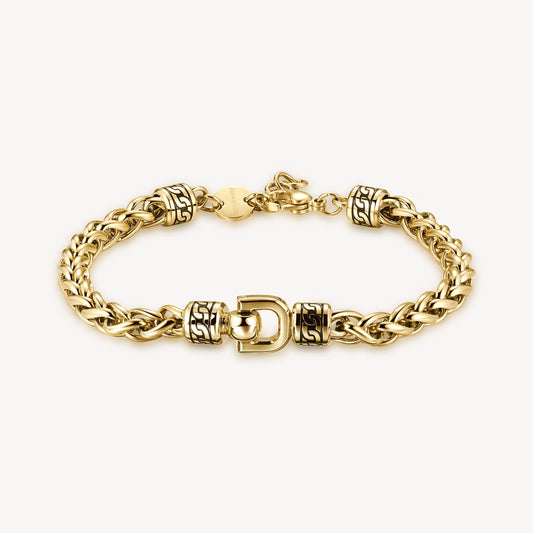 BRACCIALE UOMO BROSWAY KNOCKER ORO
