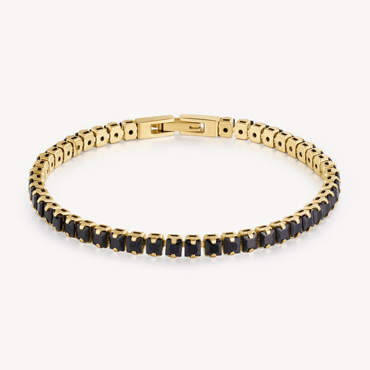 Bracciale Brosway Uomo tennis AVANTGARDE Nero e Oro
