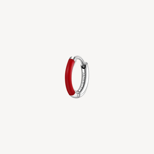 Orecchino Brosway donna Smaltato Symphonia Rosso