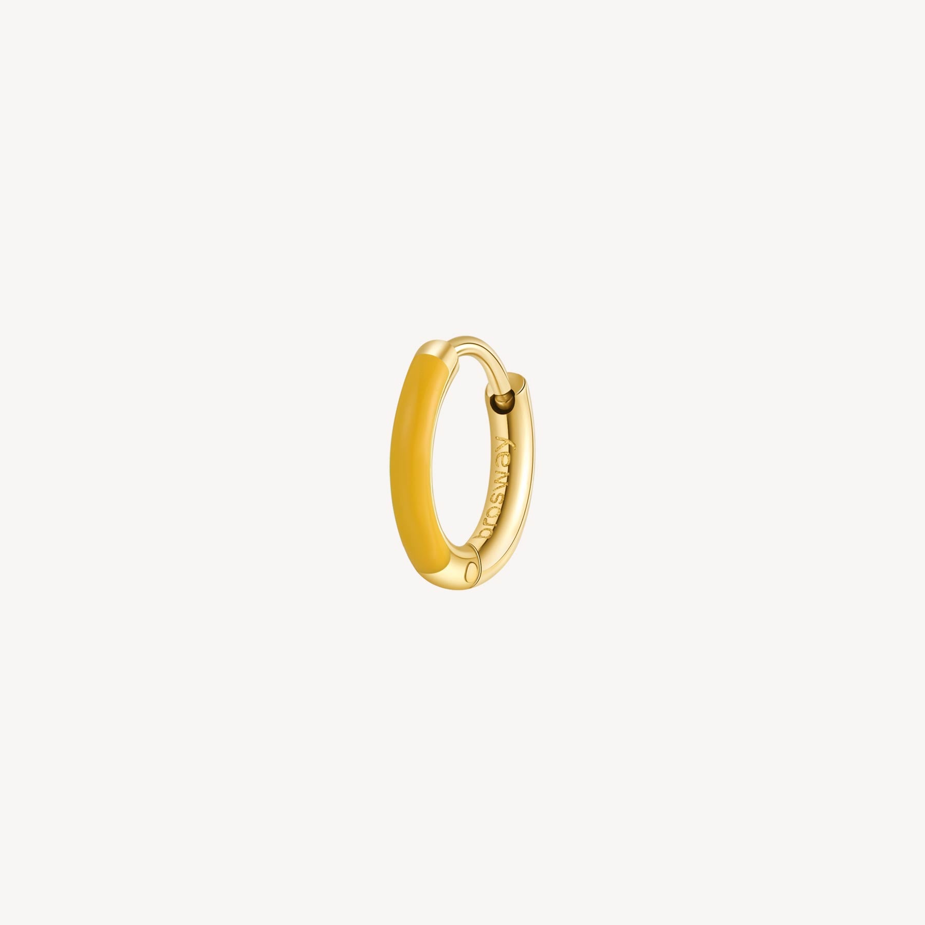 Orecchino Brosway donna Smaltato Symphonia Giallo