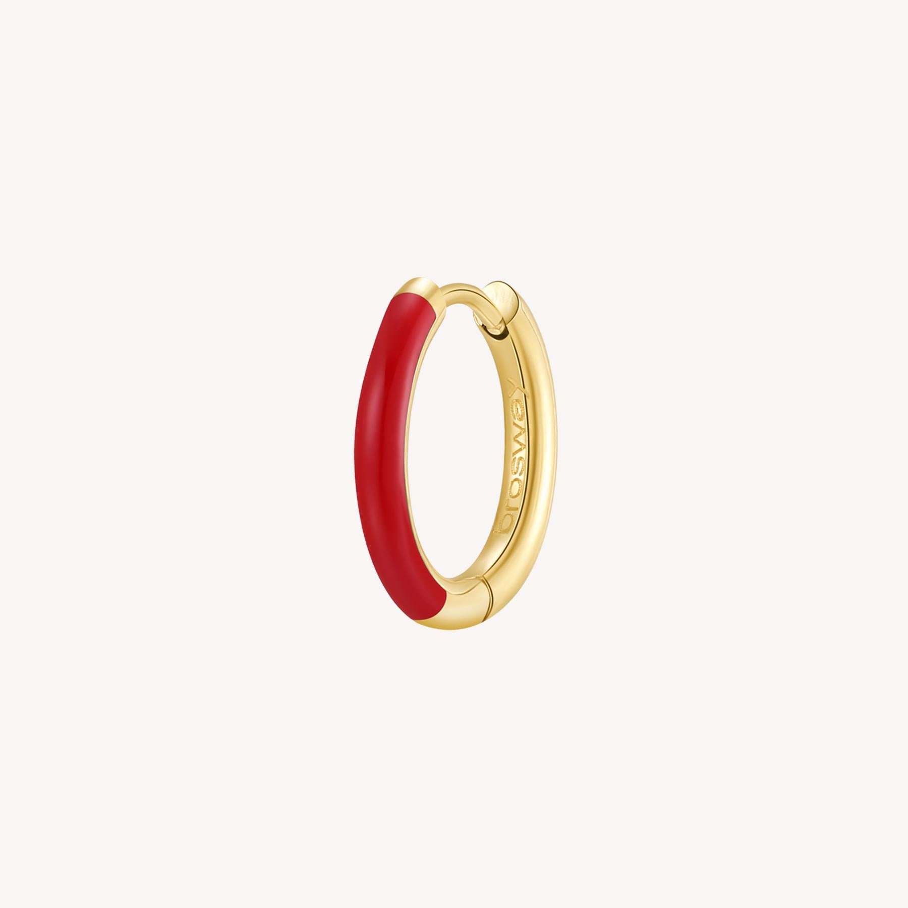 Orecchino Brosway donna Smaltato Symphonia Rosso