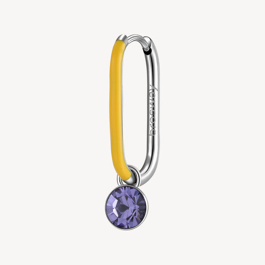 Orecchino Brosway donna Smaltato Symphonia Tanzanite