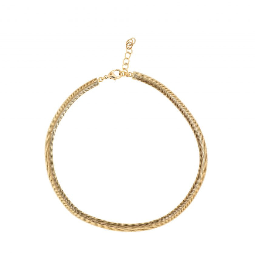 Collana Diamond Accessori Serpe Piatta Mini Egyptian Style